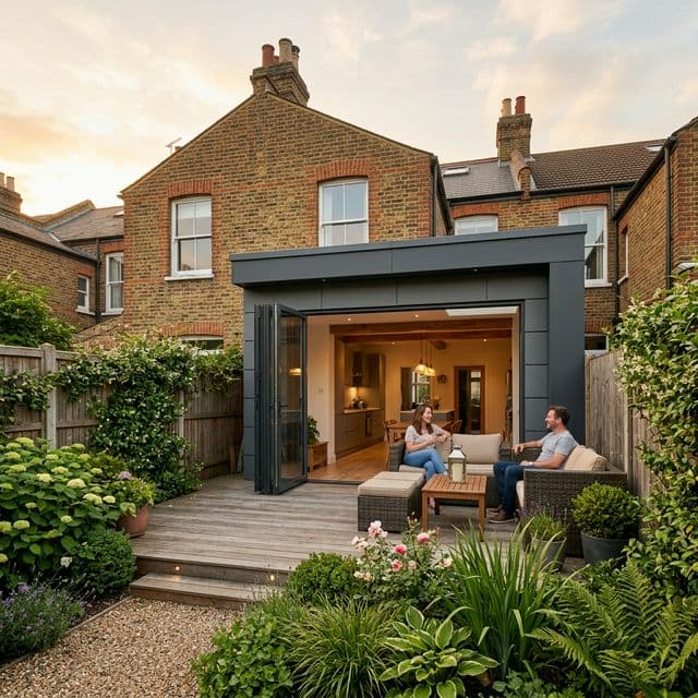 5-Panel Bifold Doors — Chapel Allerton, Leeds